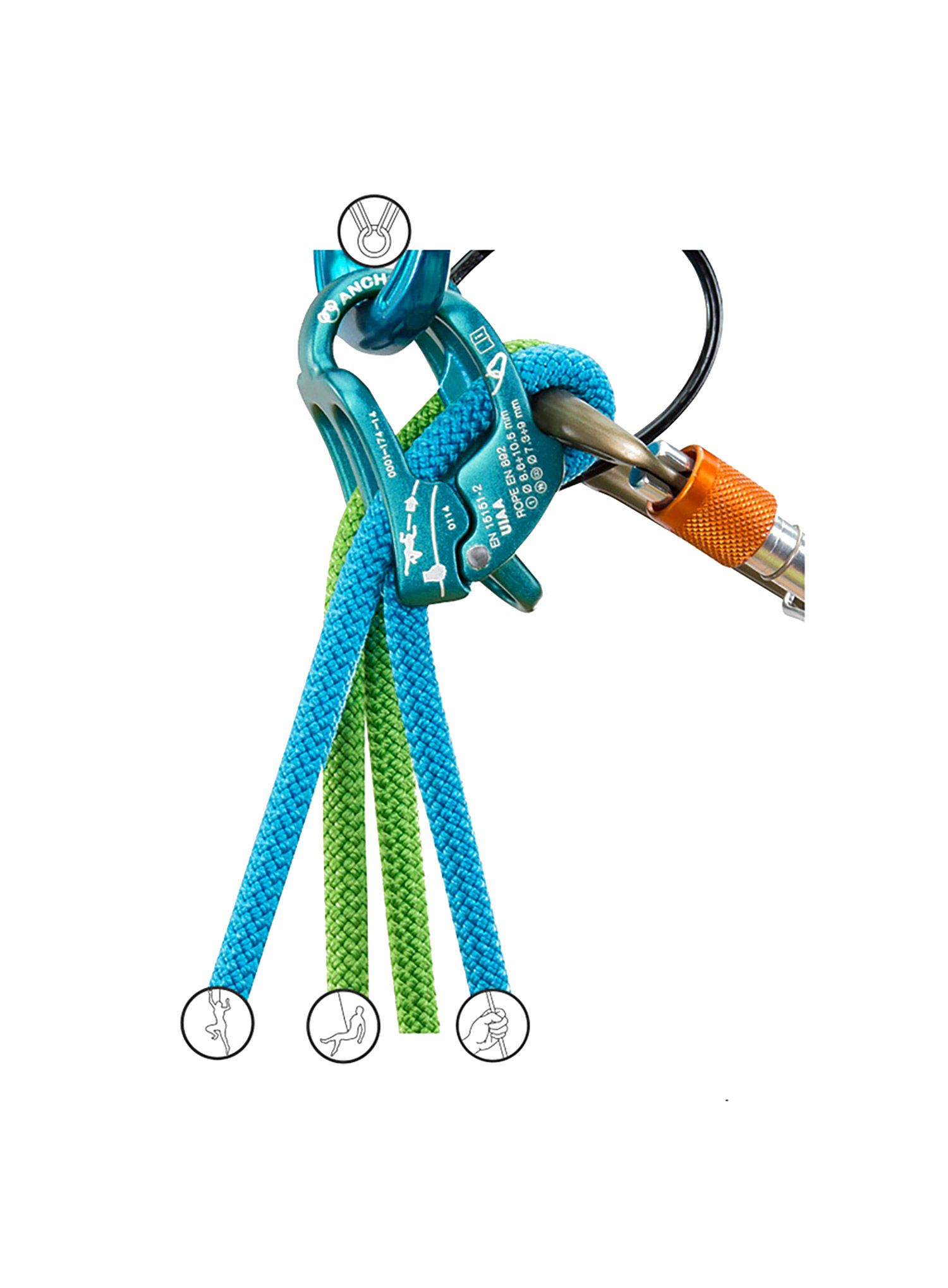 Протриващо устройство Climbing Technology Be-Up - blue