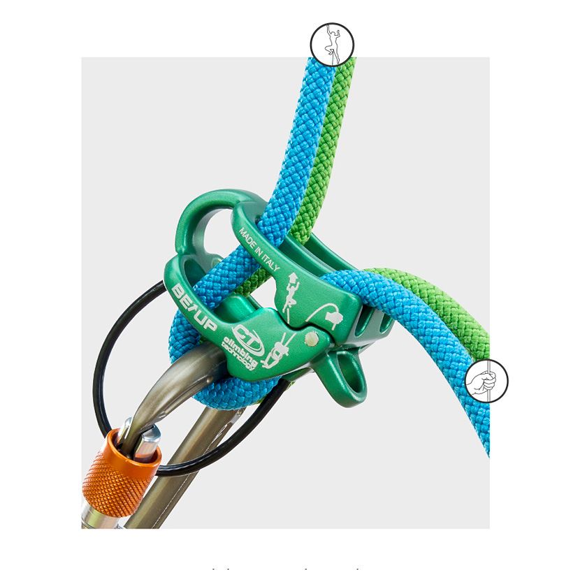 Протриващо устройство Climbing Technology Be-Up - green