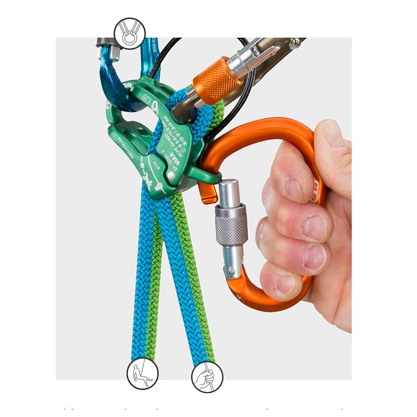 Протриващо устройство Climbing Technology Be-Up - green