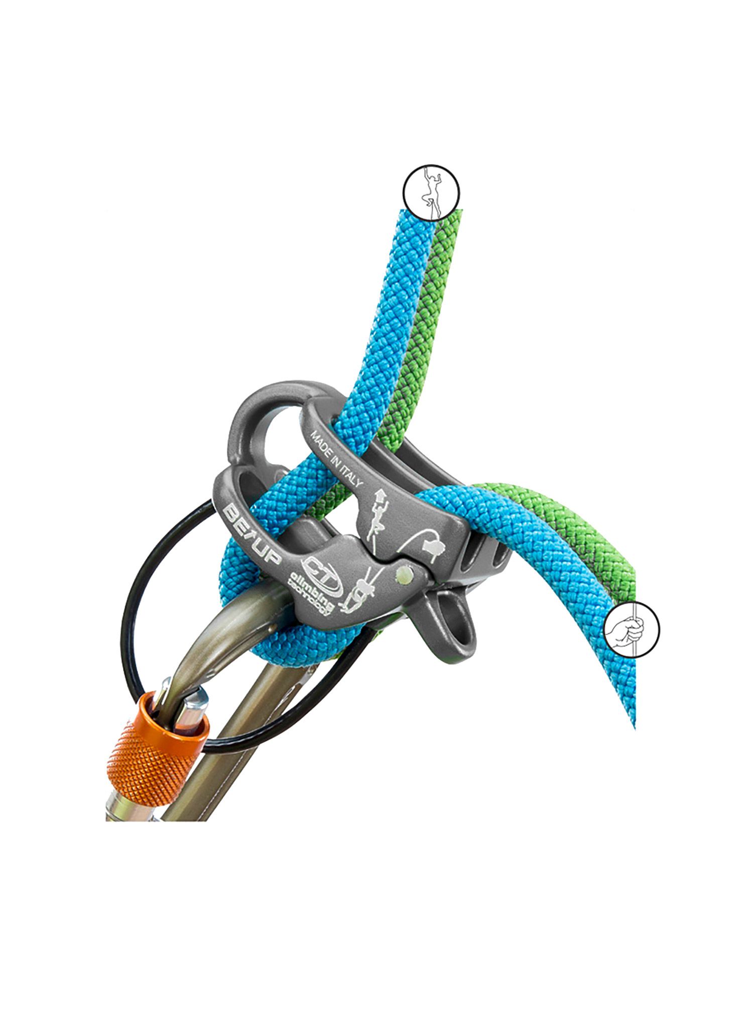 Протриващо устройство Climbing Technology Be-Up - grey
