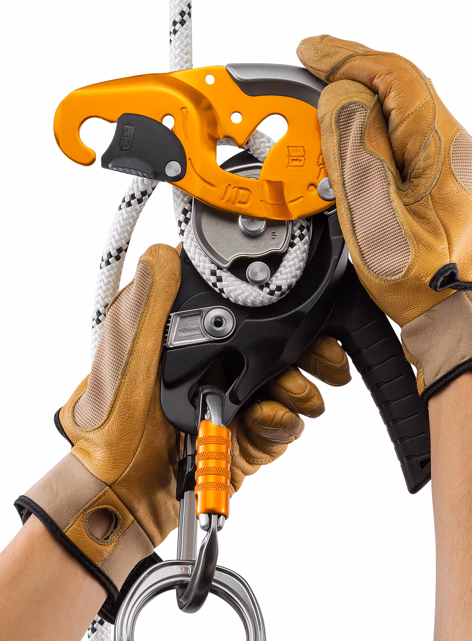 Десандьор Petzl ID S - yellow