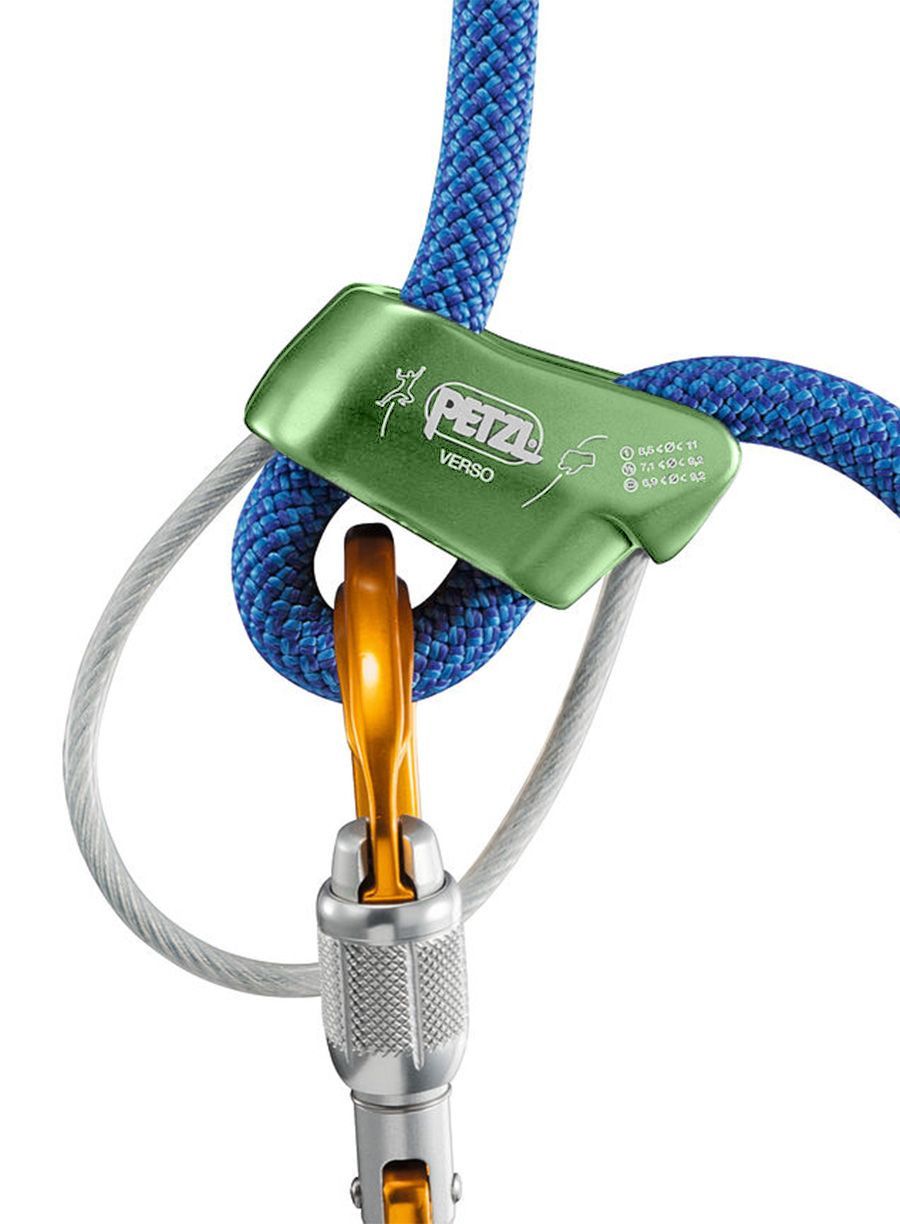 Протриващо устройство Petzl Verso - green