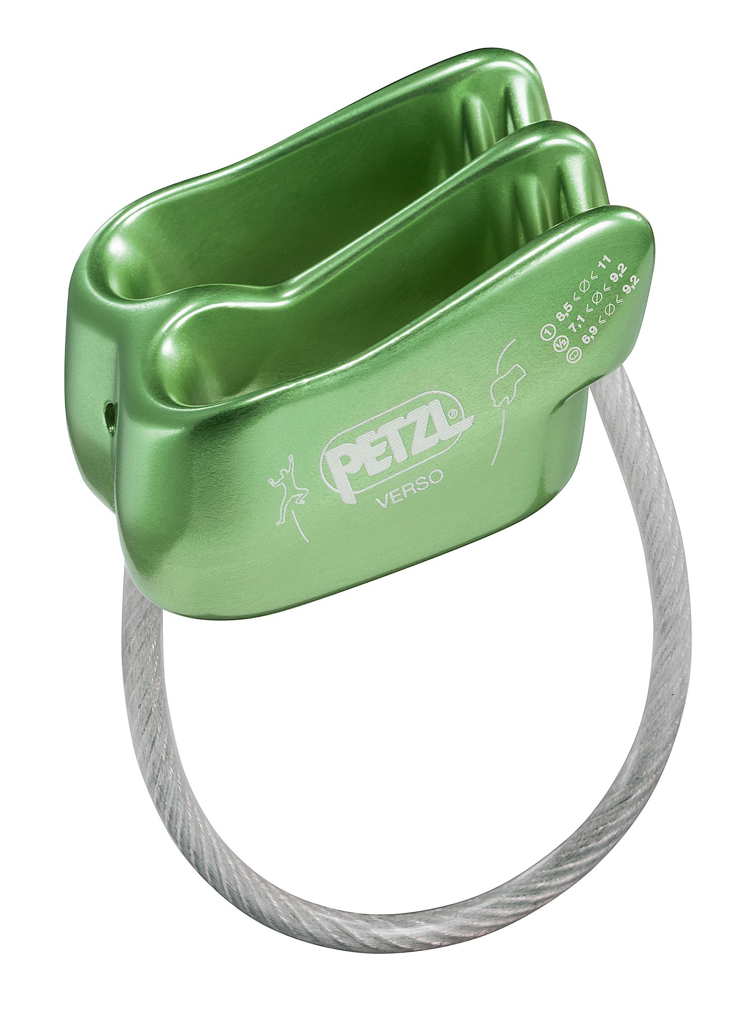 Протриващо устройство Petzl Verso - green