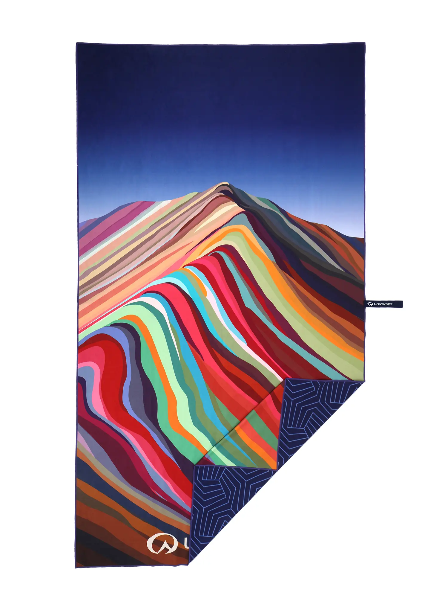 LifeventureRecycledSoftFibreTrekTowel_rainbowmountain_5031863636261a.webp