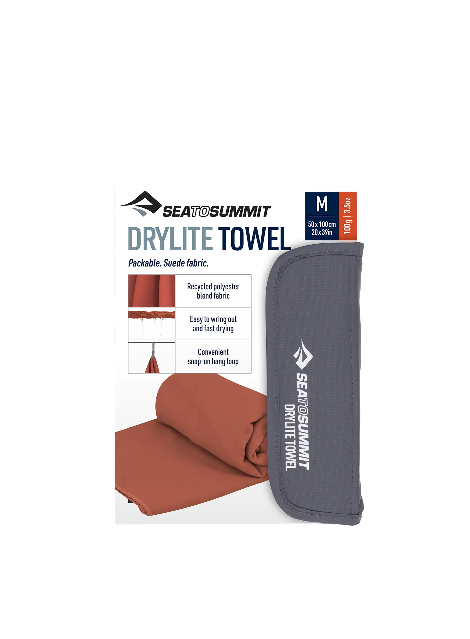 Бързосъхнеща кърпа Sea To Summit DryLite Towel M - picante