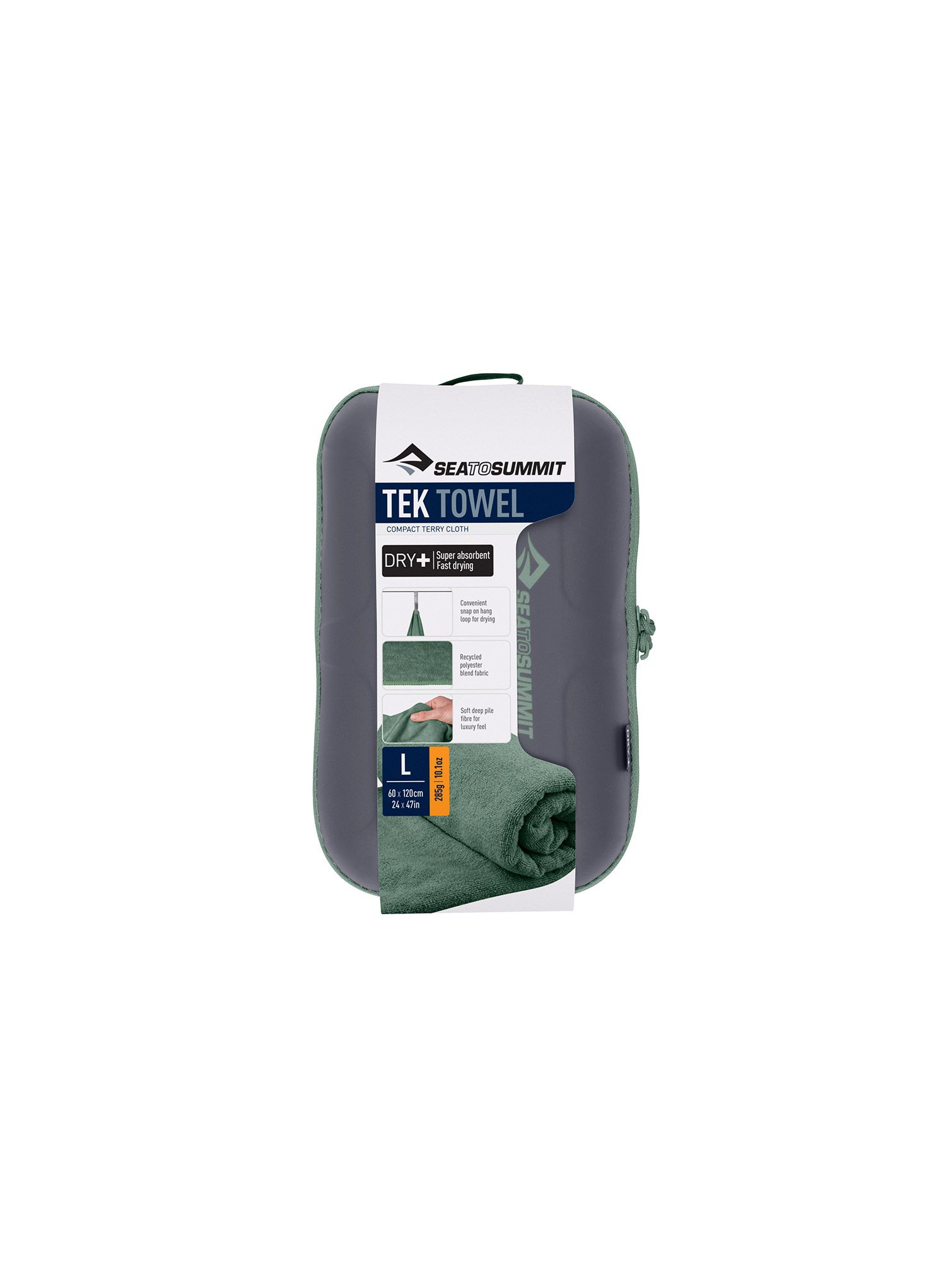 Бързосъхнеща кърпа Sea To Summit Tek Towel L - sage