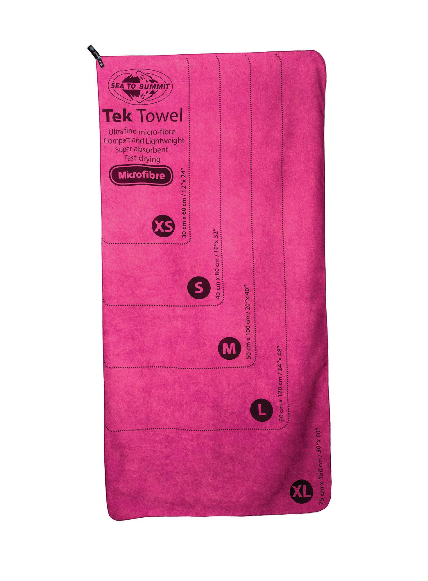 Бързосъхнеща кърпа Sea To Summit Tek Towel L - red