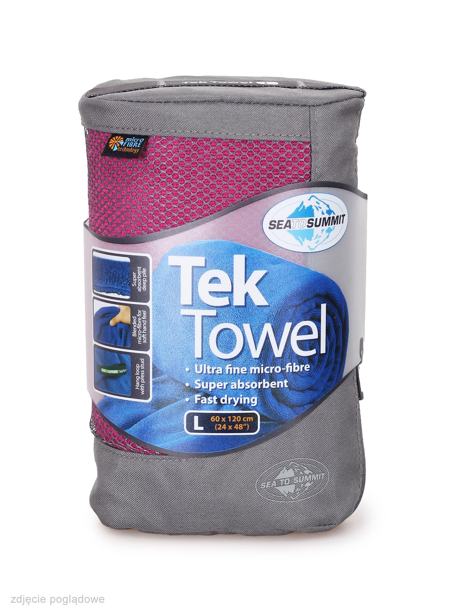 Бързосъхнеща кърпа Sea To Summit Tek Towel S - pacific blue