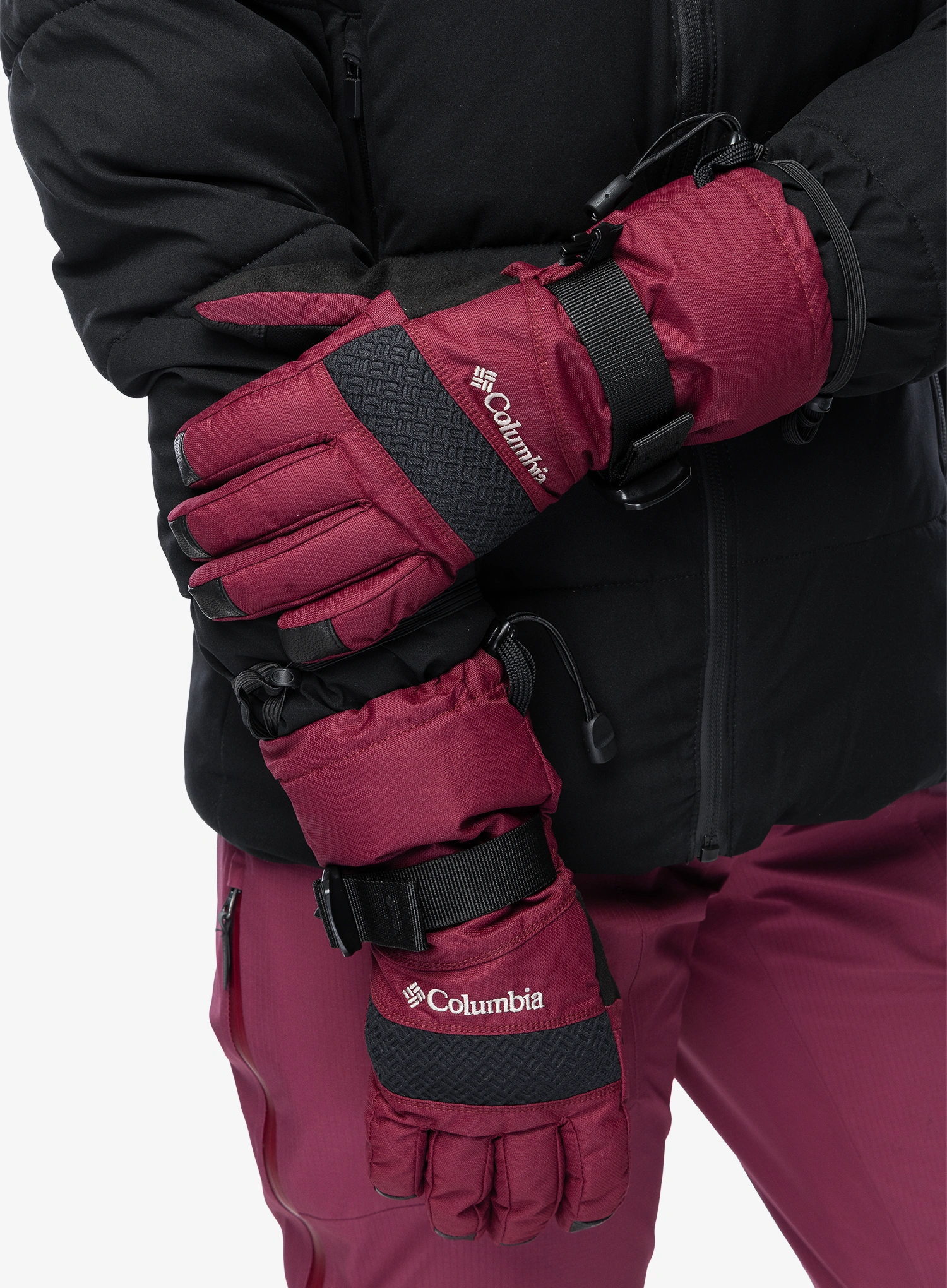 Дамски скиорски ръкавици Columbia Whirlibird III Glove - rich wine