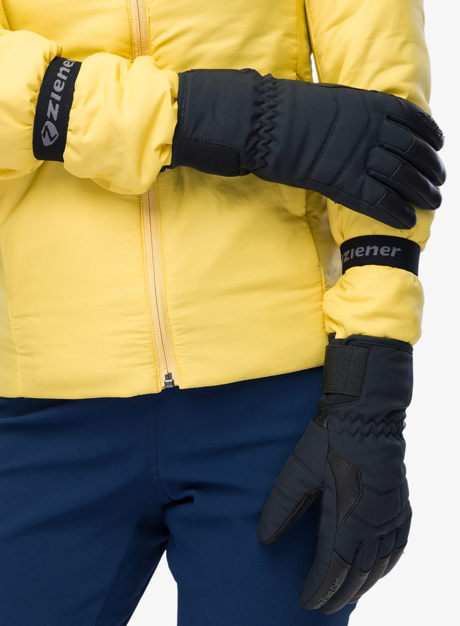Дамски скиорски ръкавици Ziener Kale AS AW Glove - black