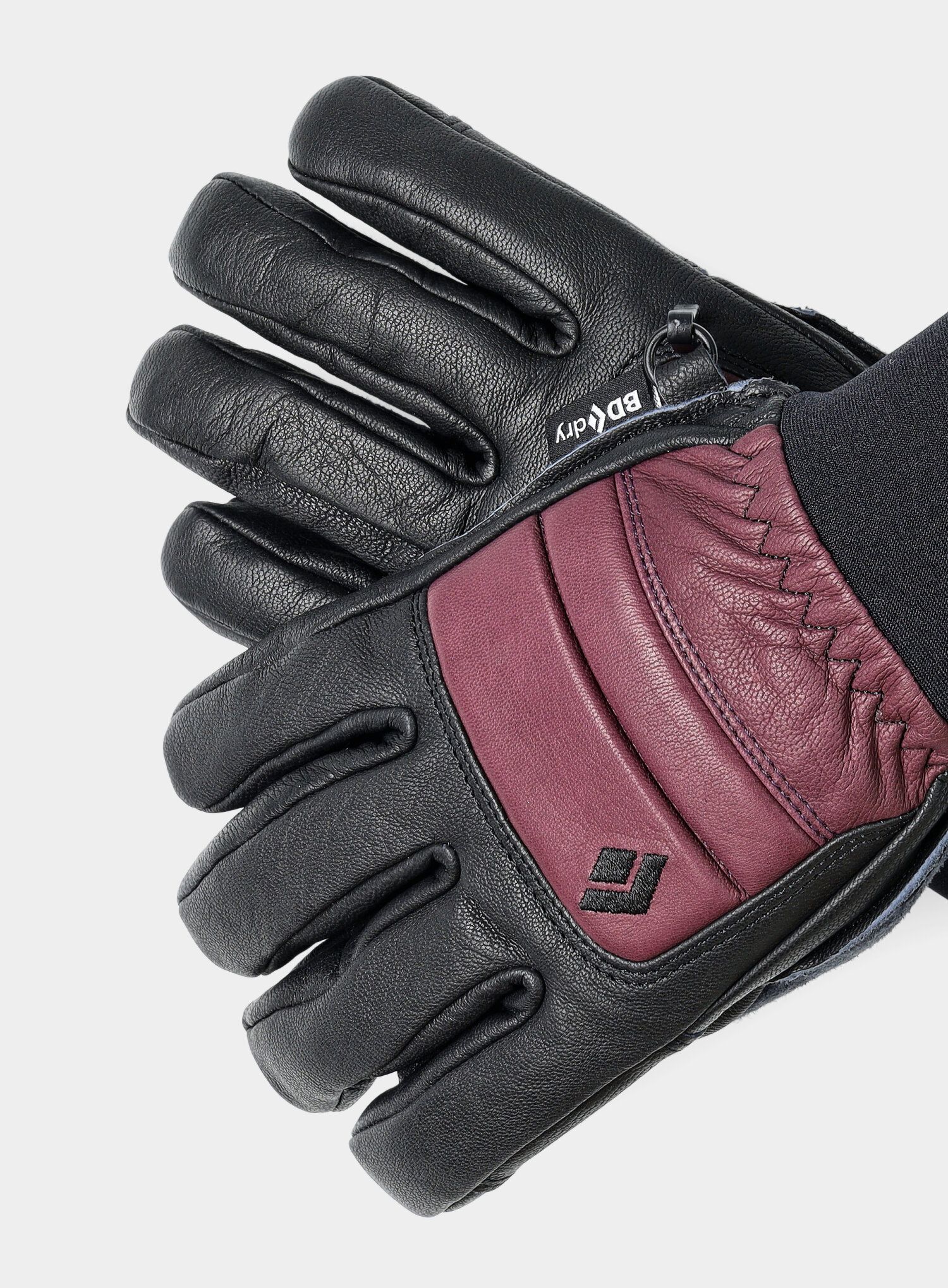 Дамски скиорски ръкавици Black Diamond Spark - bordeaux
