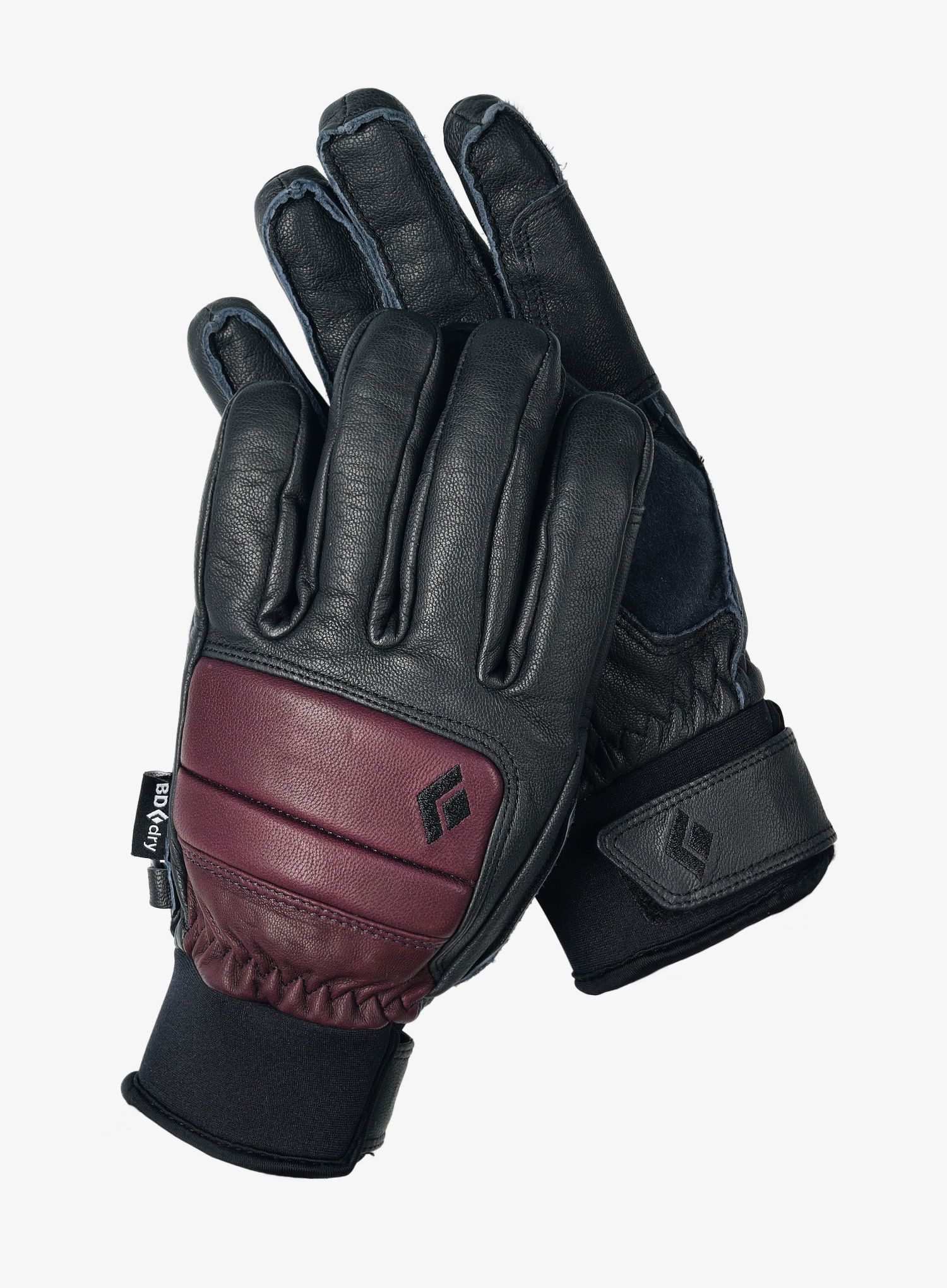 Дамски скиорски ръкавици Black Diamond Spark - bordeaux