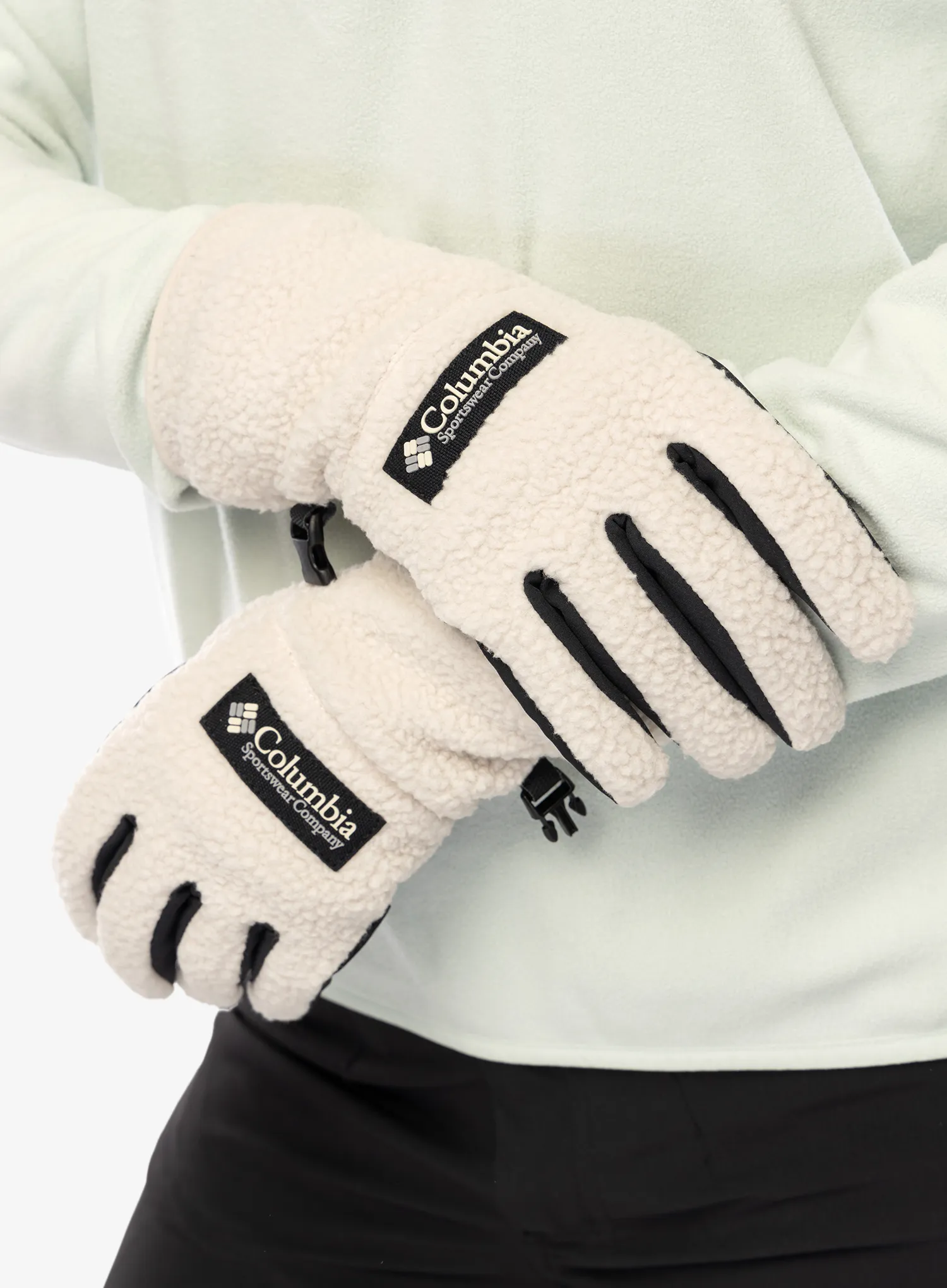 Дамски ръкавици Columbia Helvetia II Sherpa Glove - dark stone