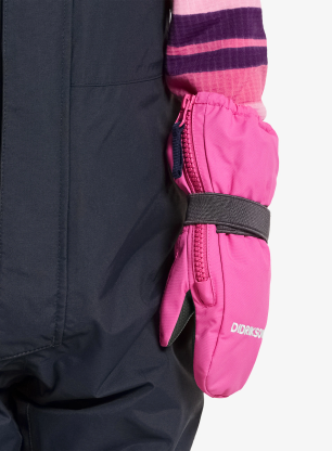 Детски ръкавици Didriksons Biggles Zip Mitten 8 - sweet pink