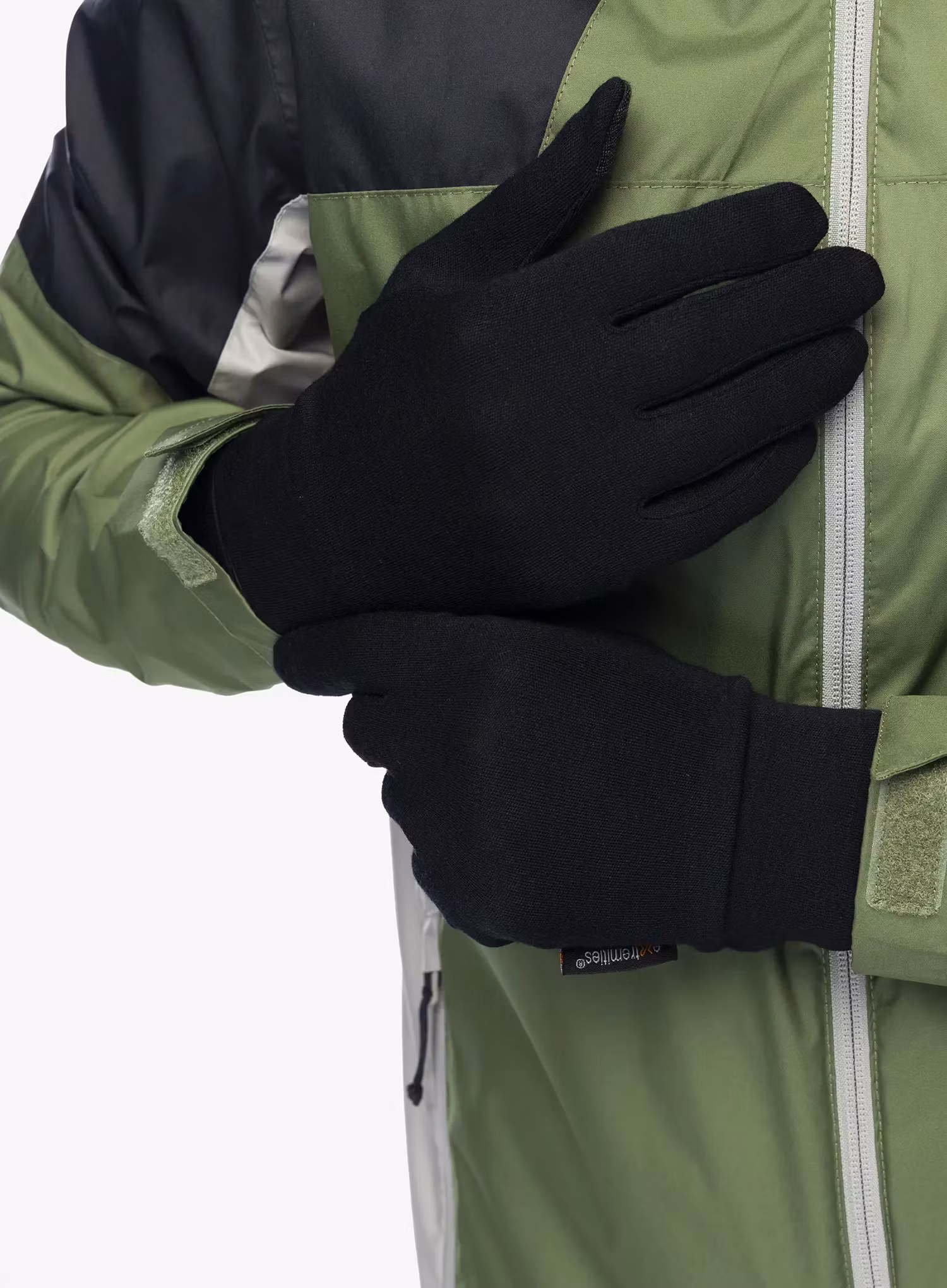 Вълнени ръкавици Extremities Merino Touch Liner Glove - black