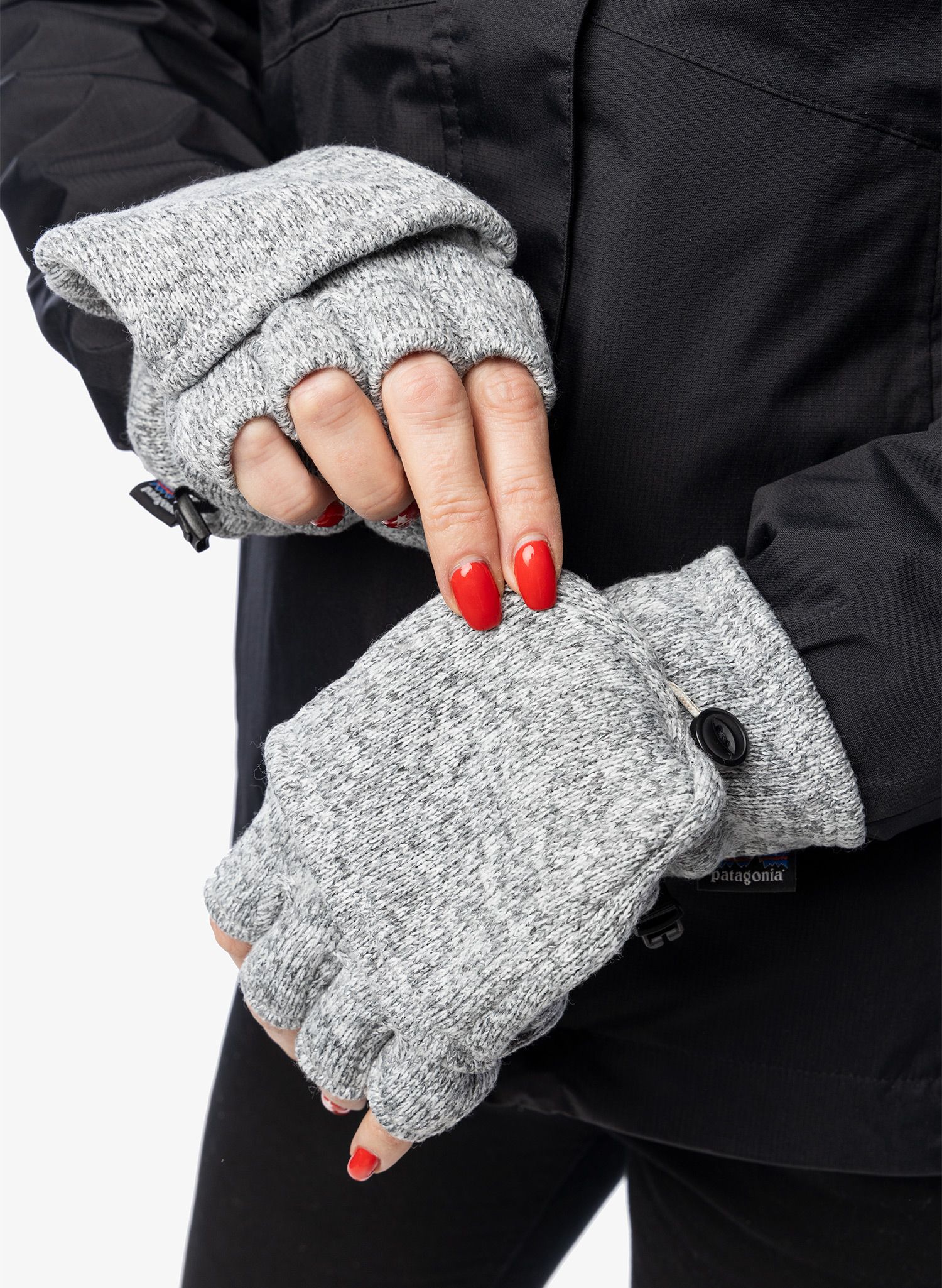 Поларени ръкавици Patagonia Better Sweater Gloves - birch white