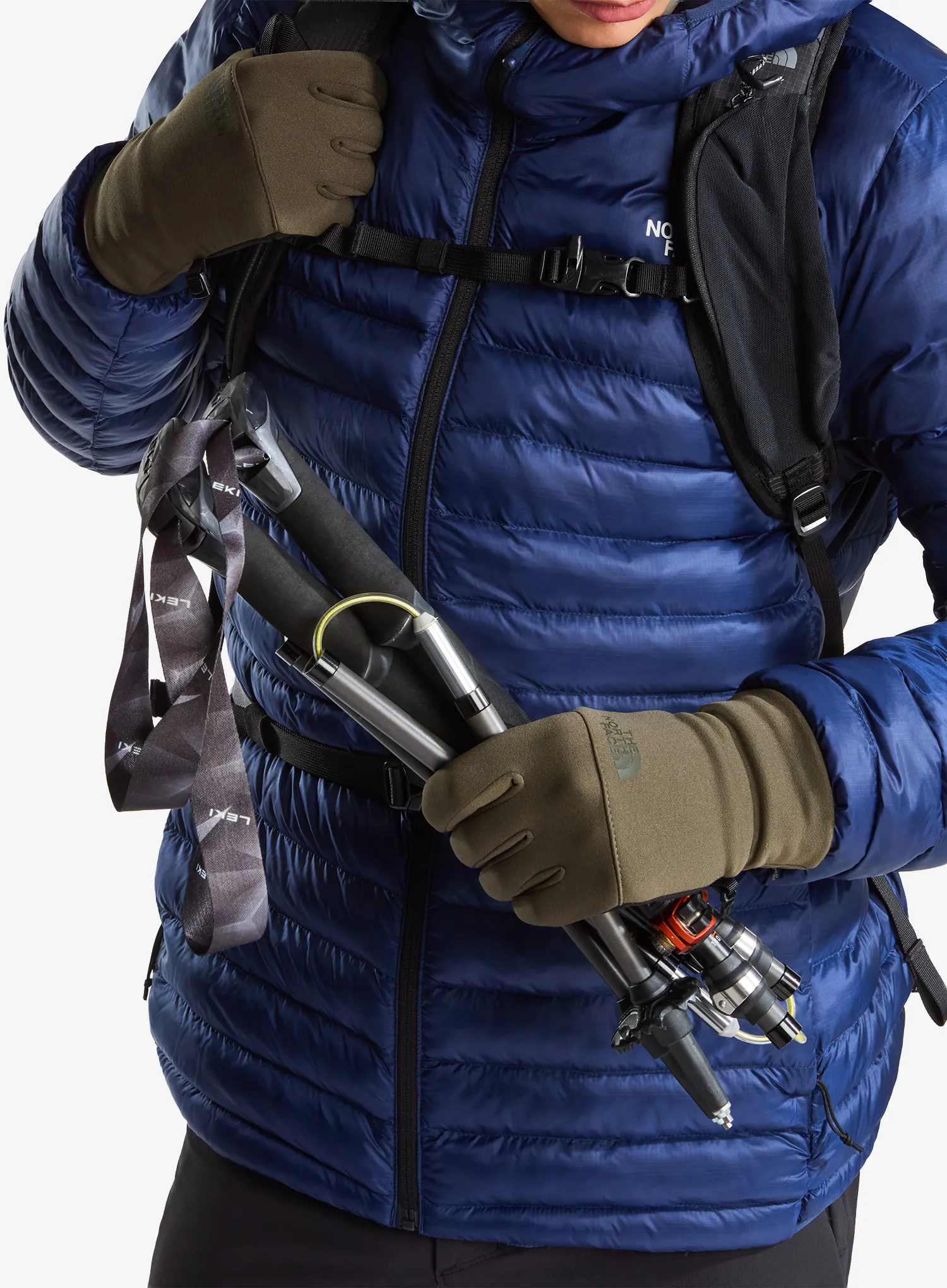 Поларени ръкавици The North Face Etip Recycled Glove - new taupe green
