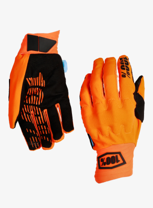 Ръкавици за колоездене 100% Cognito Smart Shock - fluo orange