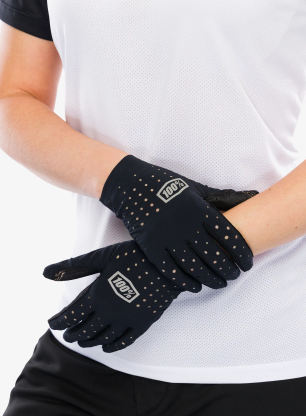 Дамски ръкавици за колоездене 100% Sling Bike - black