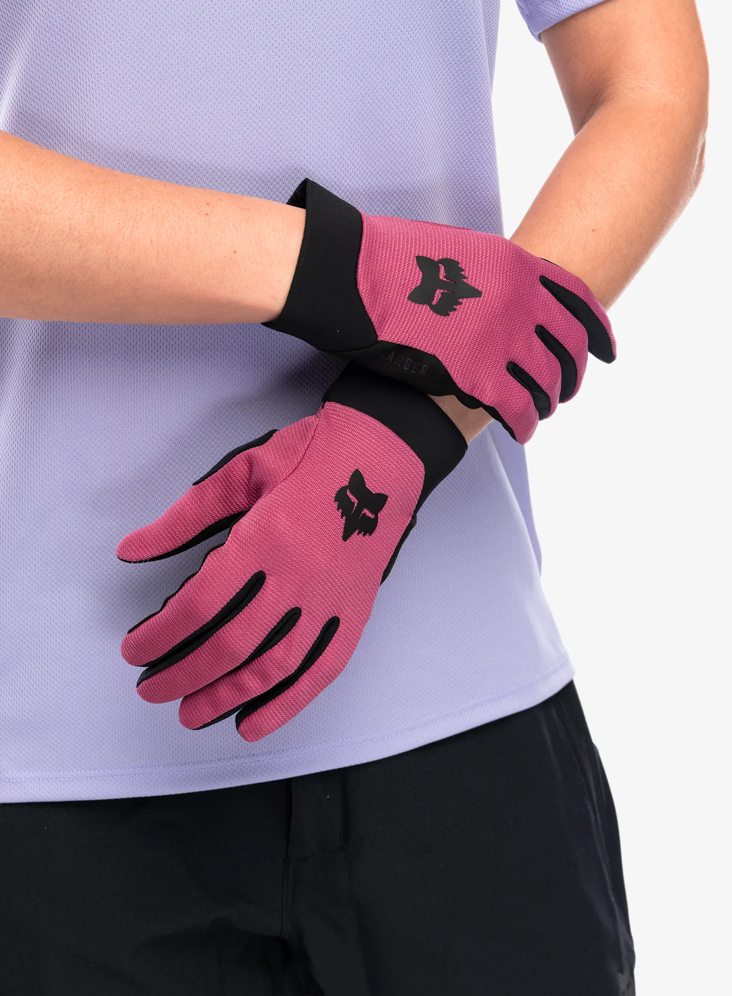 Дамски ръкавици за колоездене Fox Ranger Glove - berry