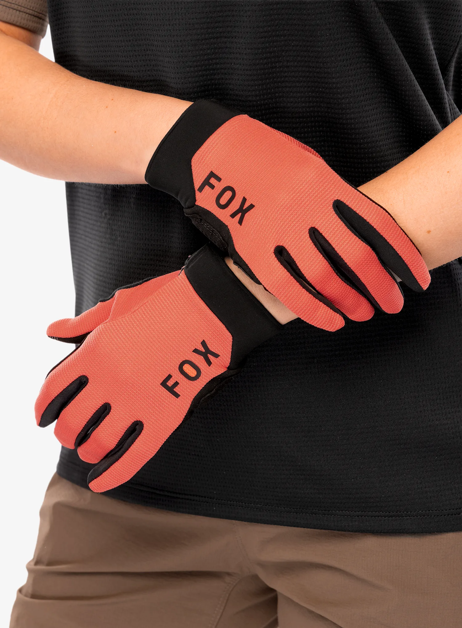 Дамски ръкавици за колоездене Fox Ranger Glove Gel - salmon