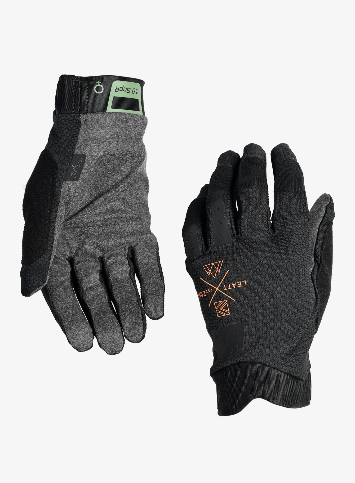 Дамски ръкавици за колоездене Leatt Glove MTB 1.0 GripR - stealth/stealth