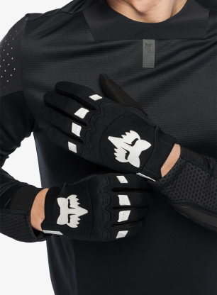 Ръкавици за колоездене Fox Dirtpaw Glove - black/black/white