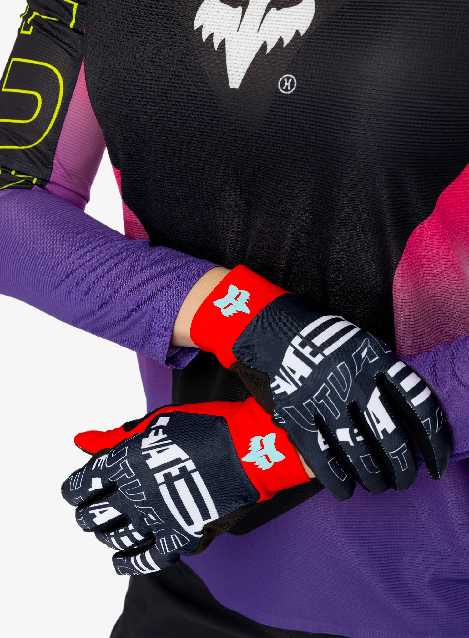 Ръкавици за колоездене Fox Flexair Glove Elevated - midnight