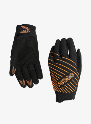 Ръкавици за колоездене Oakley Drop In MTB Glove 2.0 - blackout/soft orange