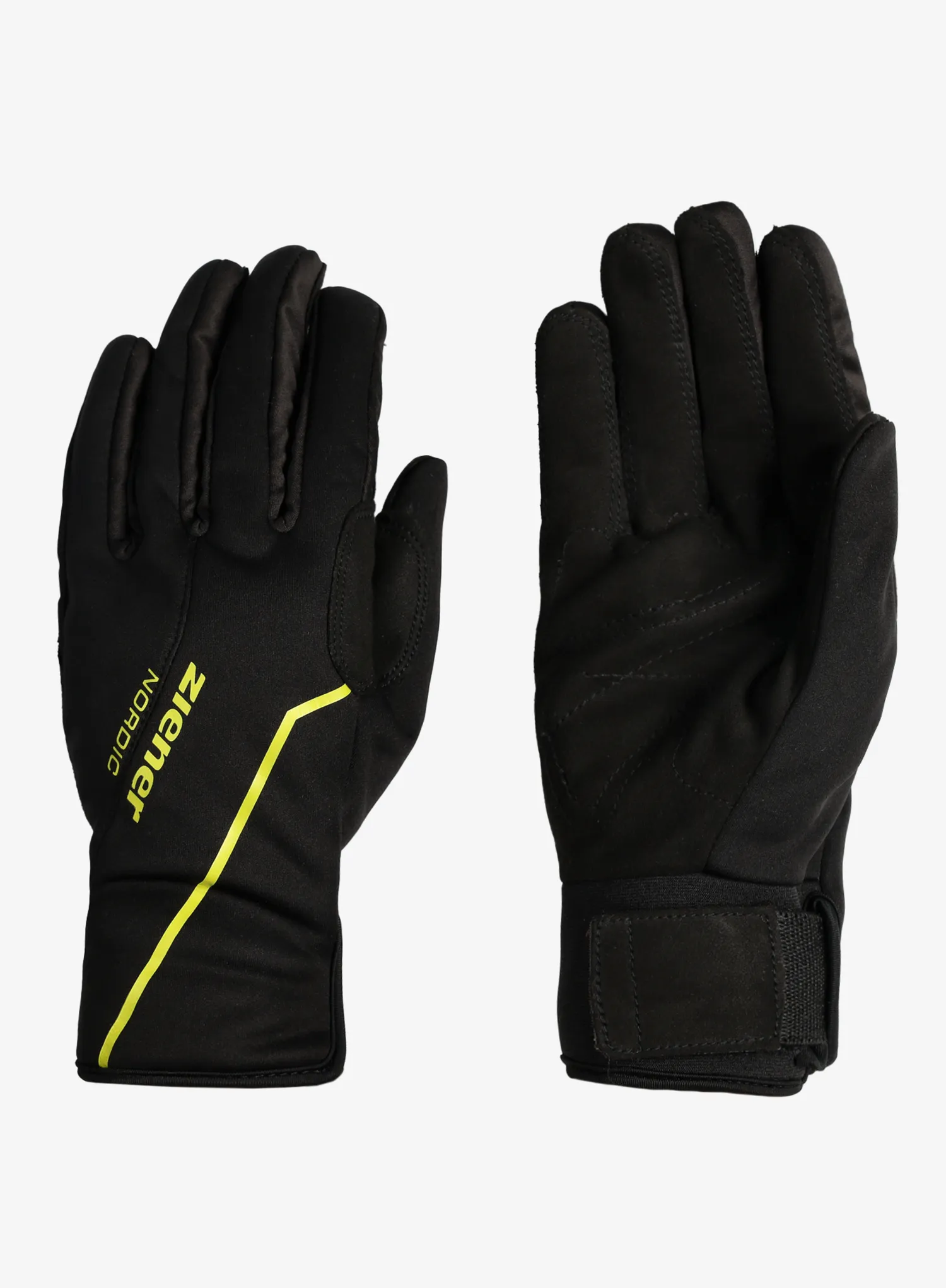 Ръкавици cофтшел Ziener Ultimo PR - black/lime