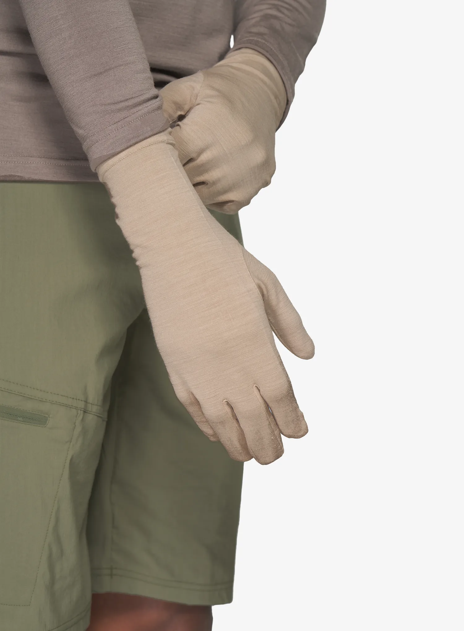Вълнени ръкавици Devold Innerliner Merino - stone