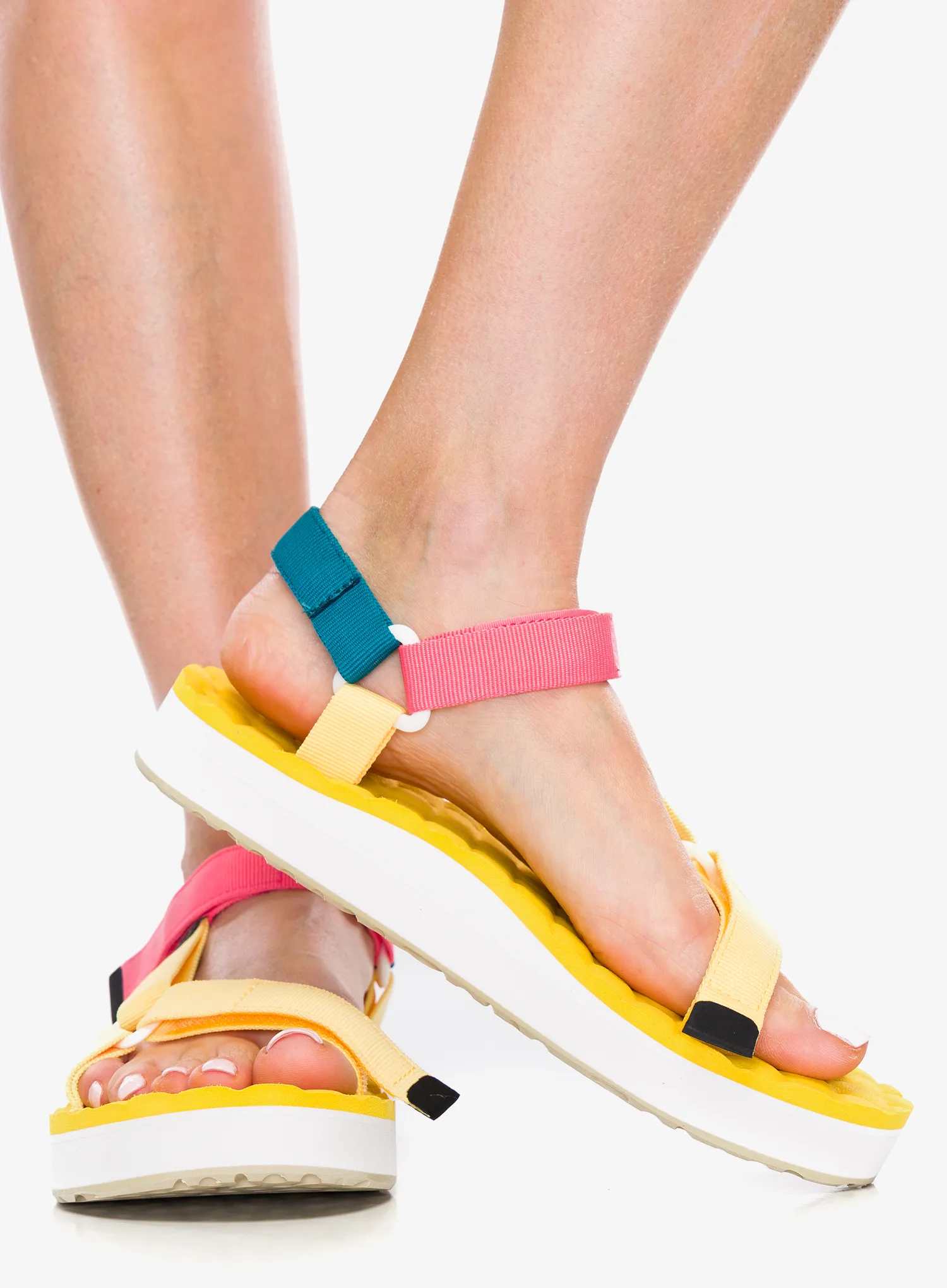 Дамски сандали Lizard Sandal Trail Max - butter yellow/tea pink