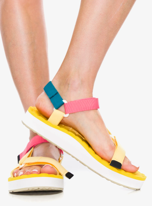 Дамски сандали Lizard Sandal Trail Max - butter yellow/tea pink