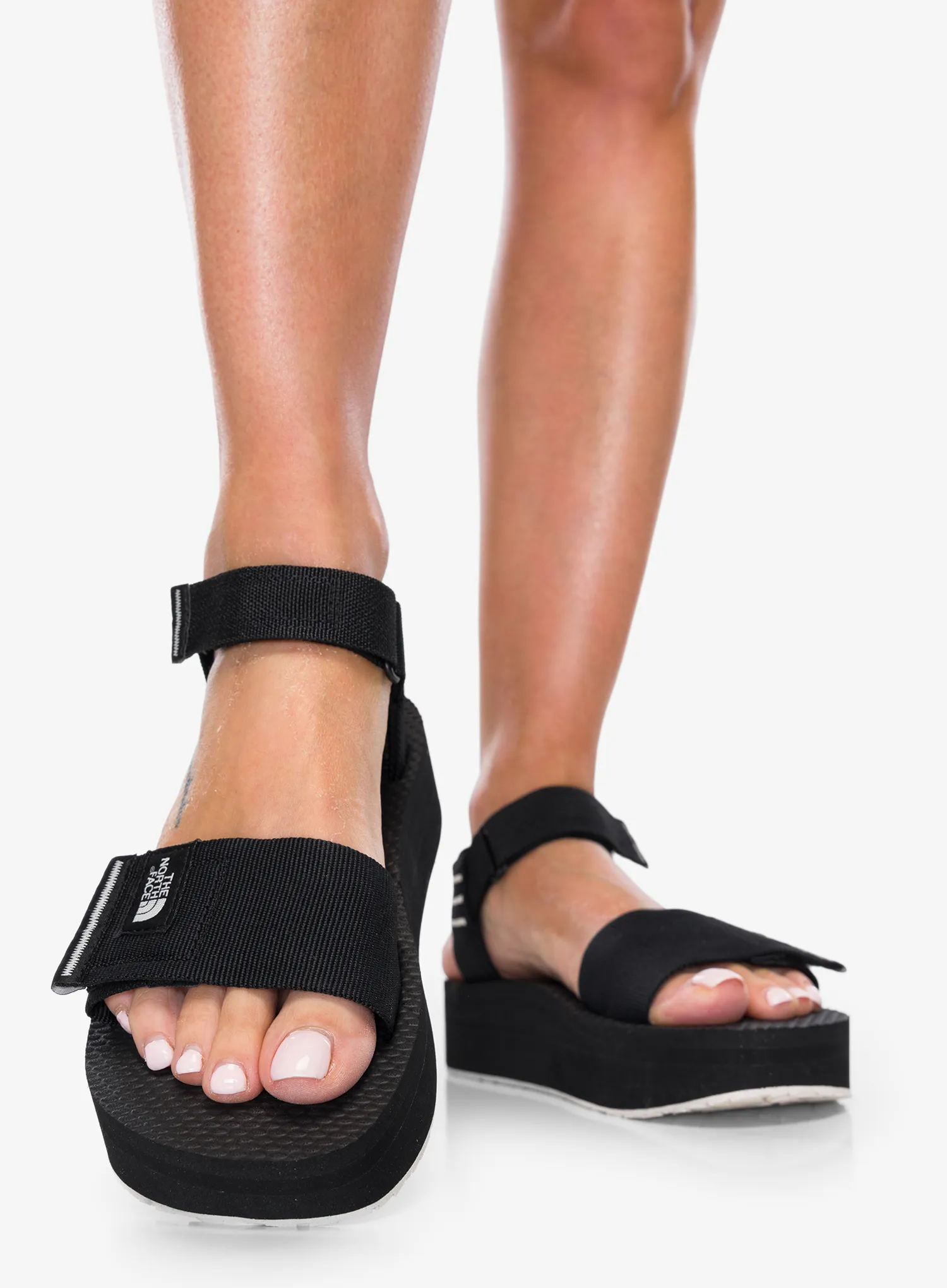 Дамски сандали The North Face Skeena Platform - tnf black/white dune