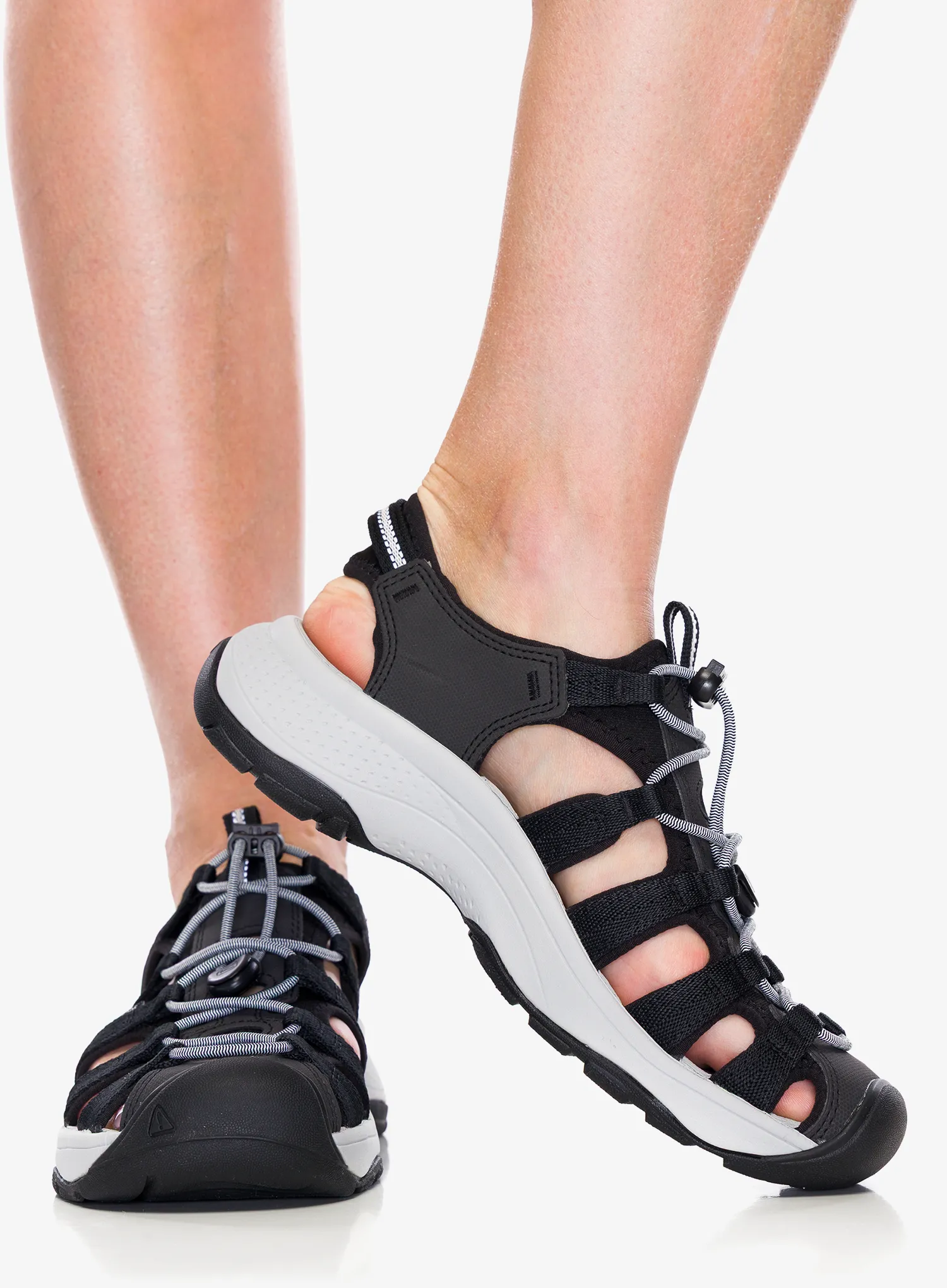 Дамски трекинг сандали Keen Astoria West Sandal - black/grey