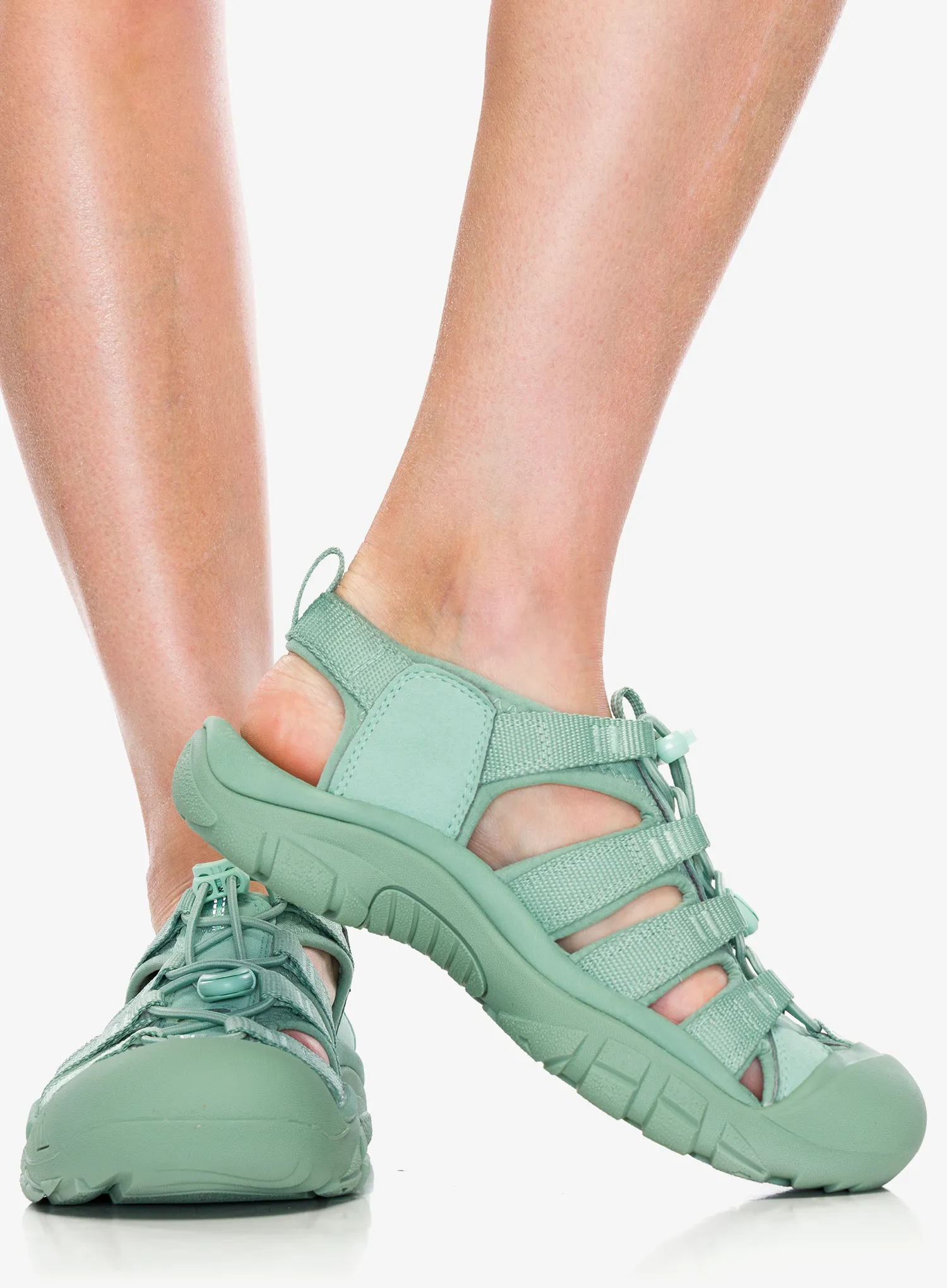 Дамски трекинг сандали Keen Newport H2 - monochrome/granite green