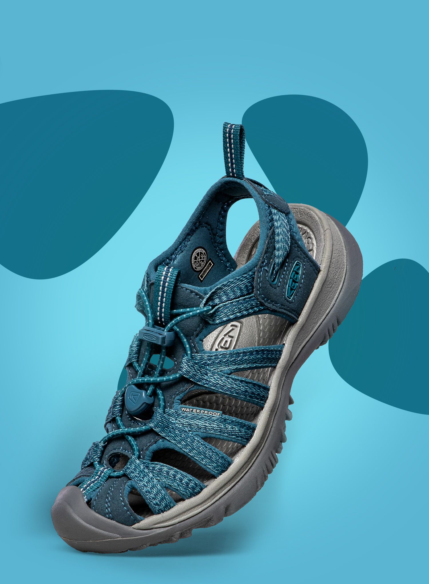 Дамски трекинг сандали Keen Whisper - smoke blue