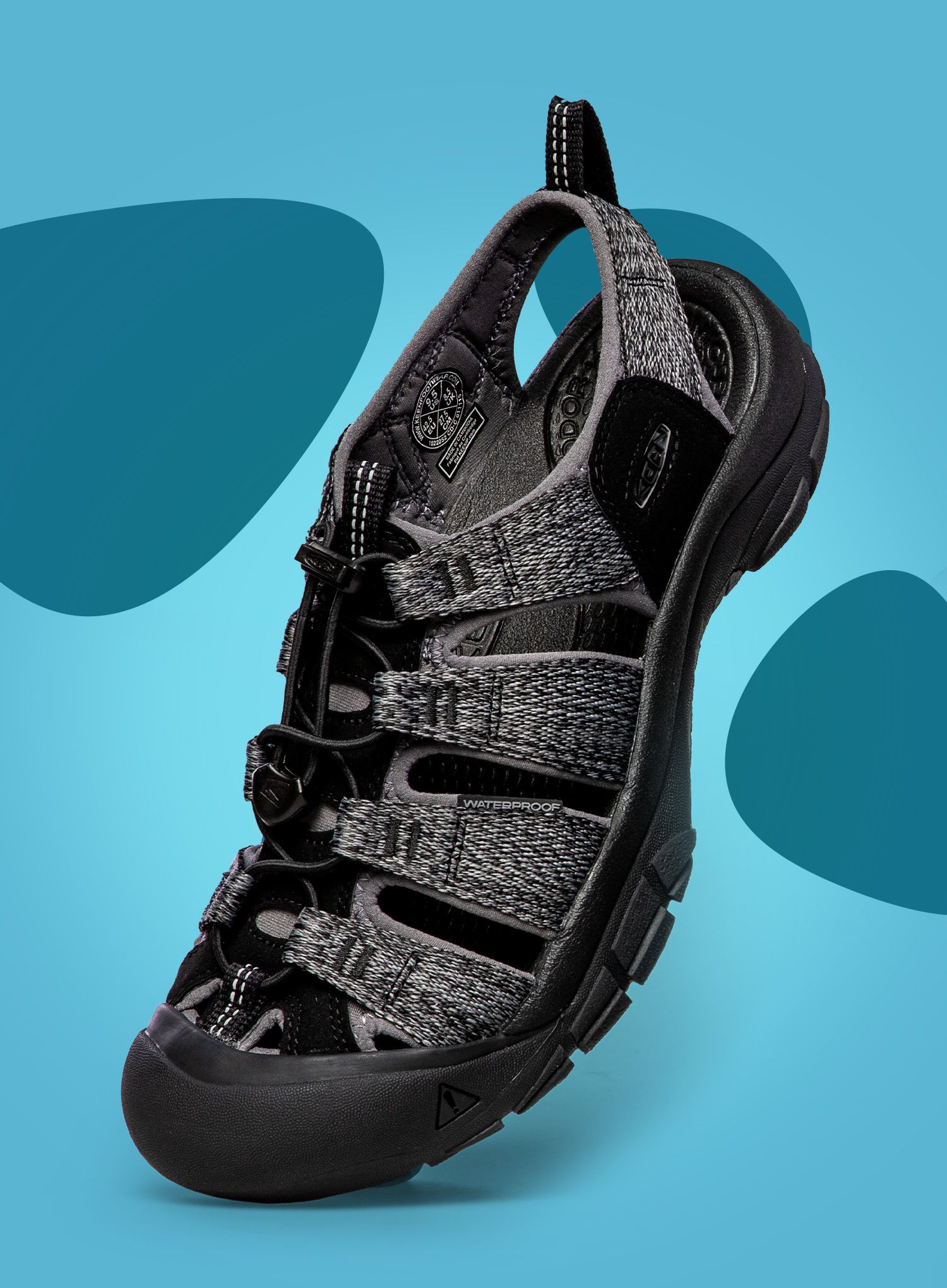Трекинг сандали Keen Newport H2 - black/steel grey