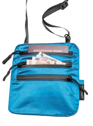 Саше Cocoon Secret Neck Wallet - Silk - blue lagoon