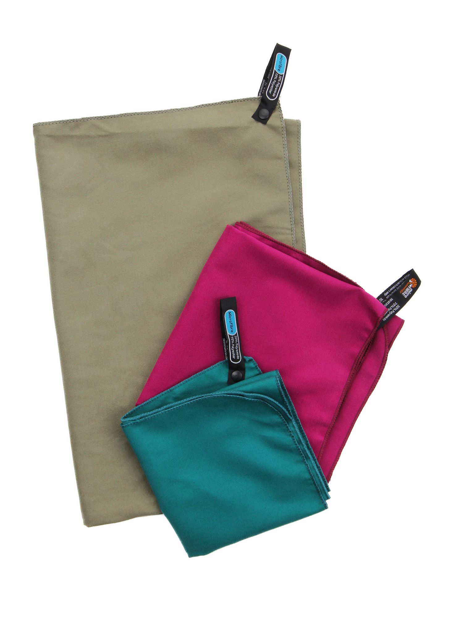 Бързосъхнещи кърпи Sea To Summit Drylite Towel Set 13 - jade, berry, eucalypt