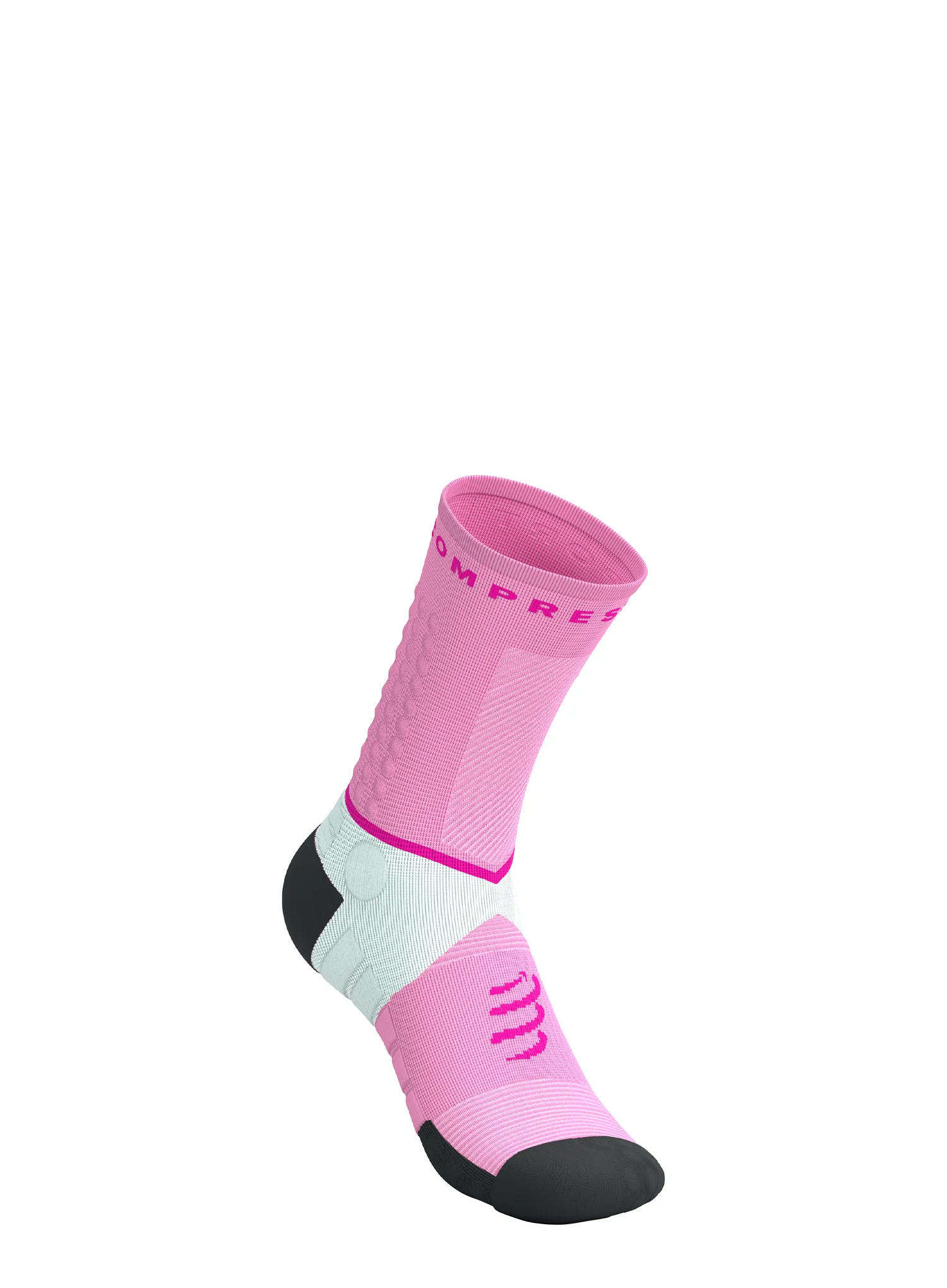 Чорапи за бягане Compressport Ultra Trail Socks v2.0 - begonia/neon pink