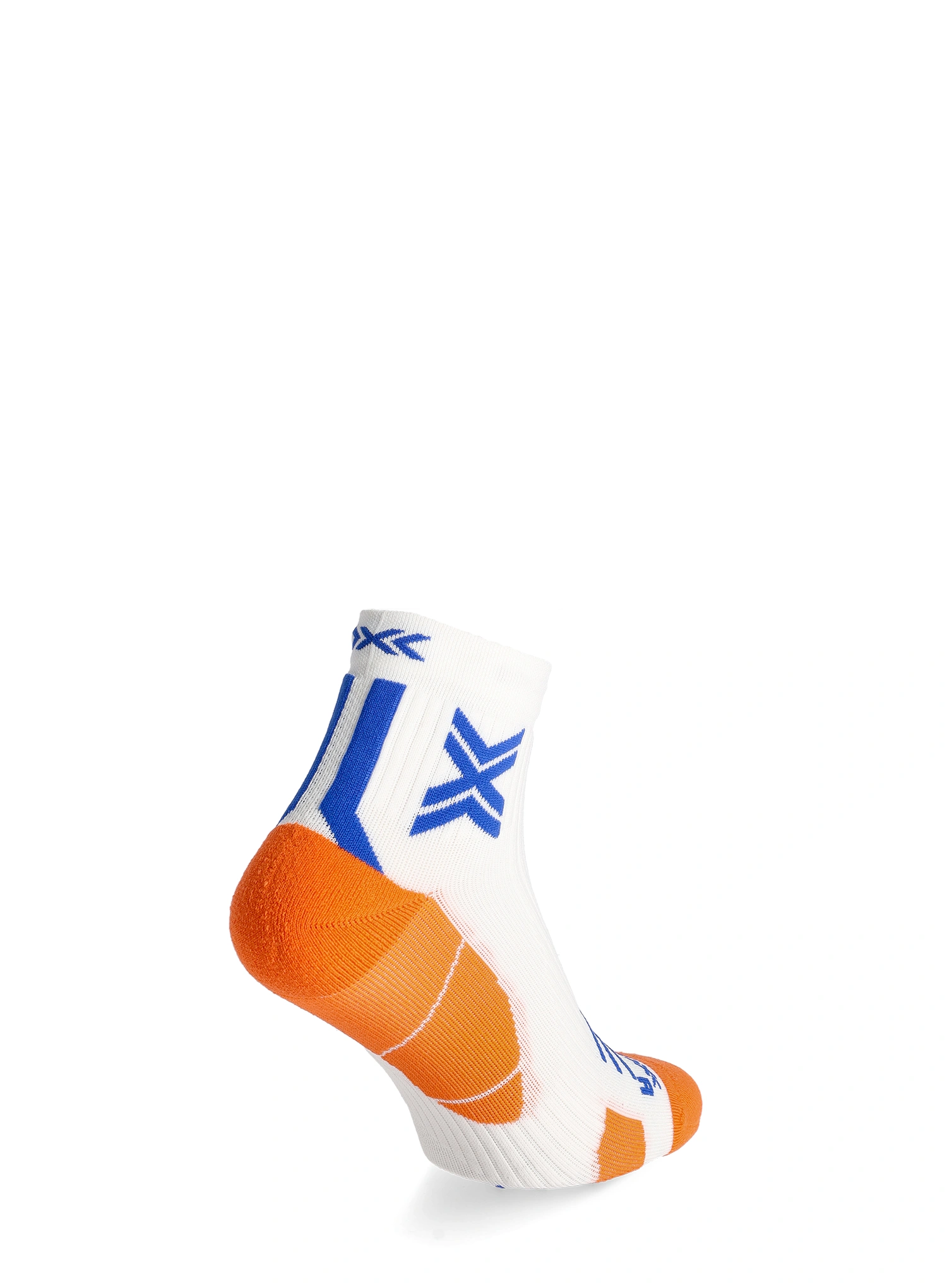 Чорапи за бягане X-Socks Run Expert Ankle - white/orange/twyce blue