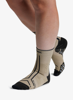 Чорапи за бягане X-Socks Trailrun Terraskin Expert Crew - sand/dark sand