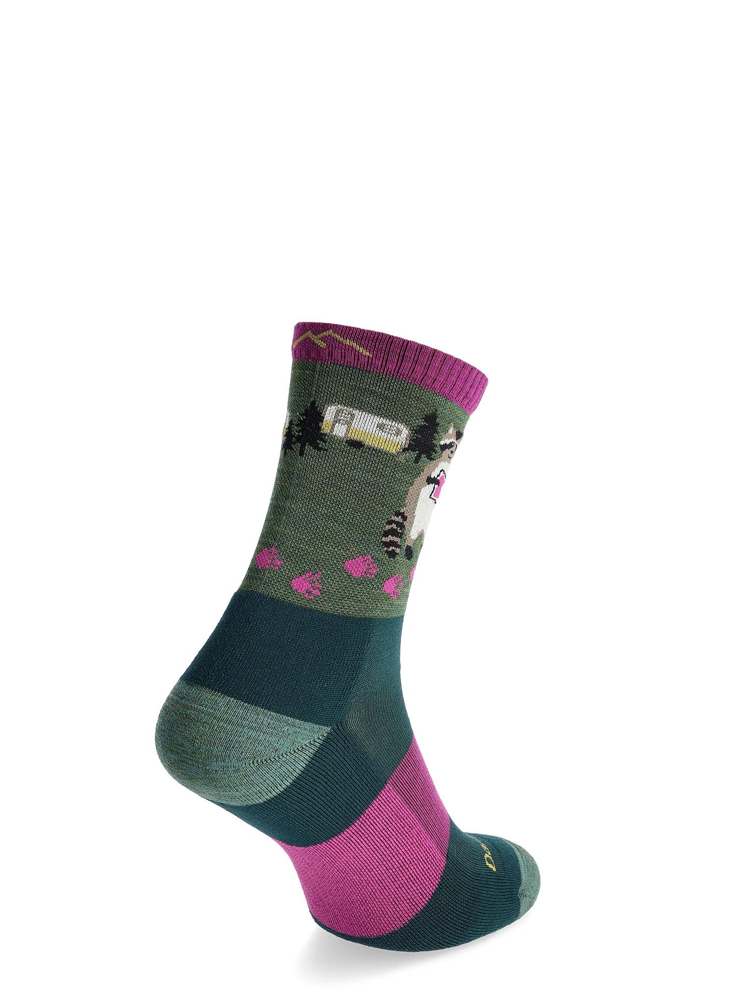 Дамски чорапи Darn Tough Critter Club Micro Crew Lightweight with Cushion - moss