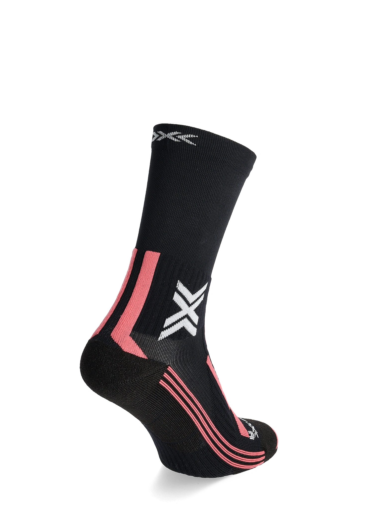 Чорапи за бягане дамски X-Socks Trailrun Perform Crew - x black/dusty rose