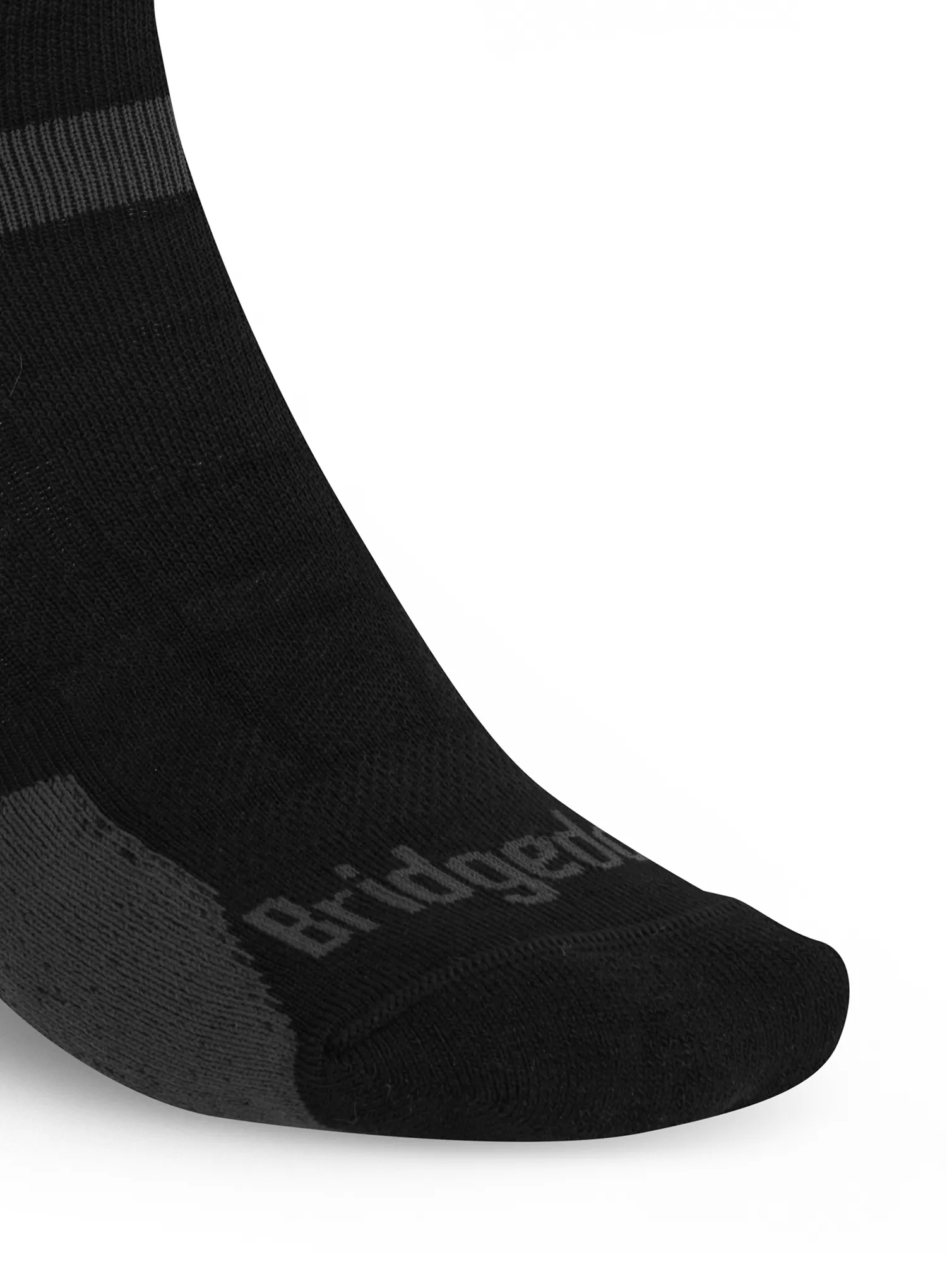 Чорапи за бягане Bridgedale Ultralight T2 Merino Sport 3/4 Crew - black/grey