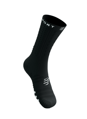 Чорапи за бягане Compressport Aero Socks 2.0 - black/white
