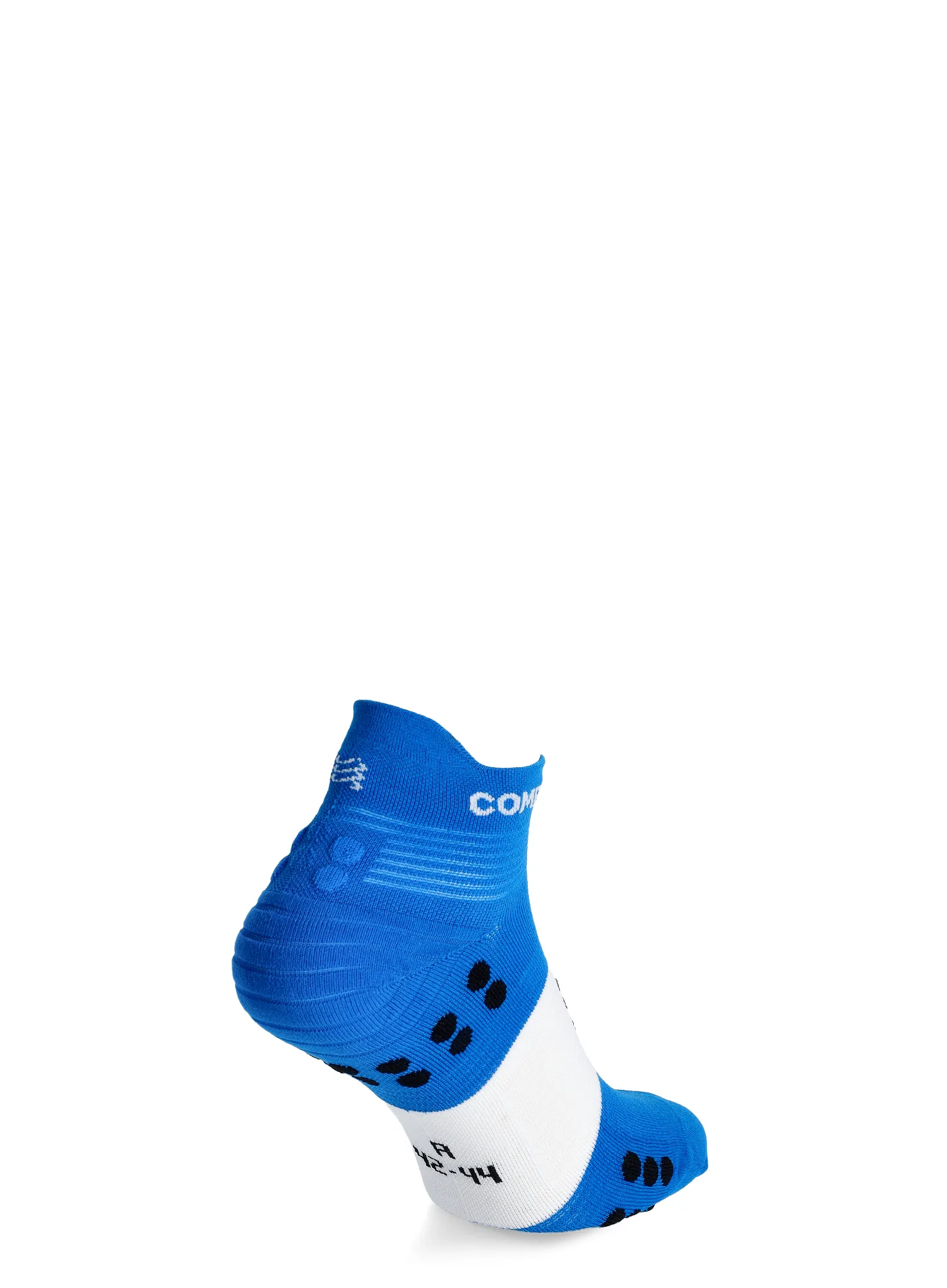 Чорапи за бягане Compressport Pro Racing Socks v4.0 Run Low - princess blue/white