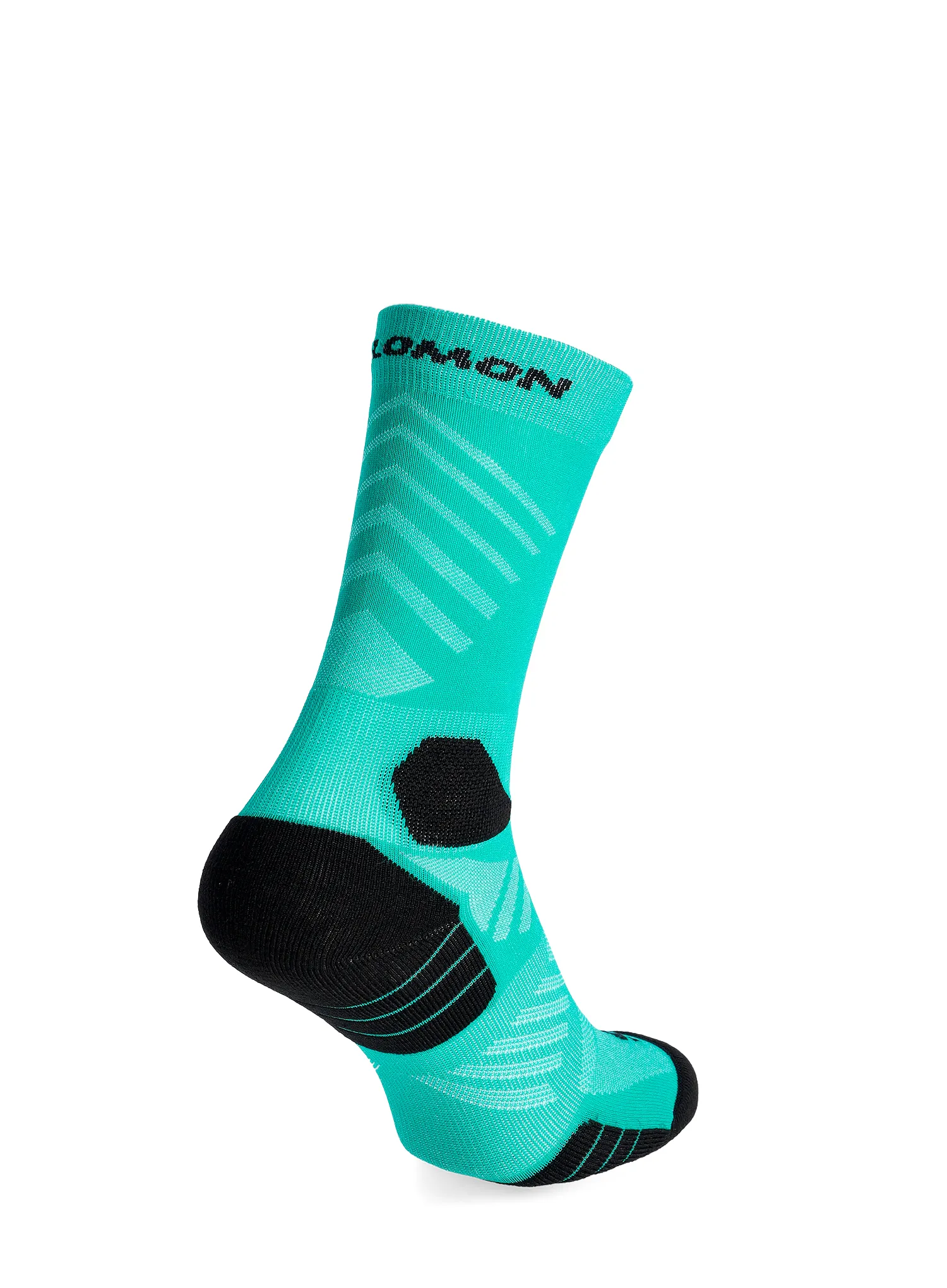 Чорапи за бягане Salomon Aero Crew - dynasty green/waterfall