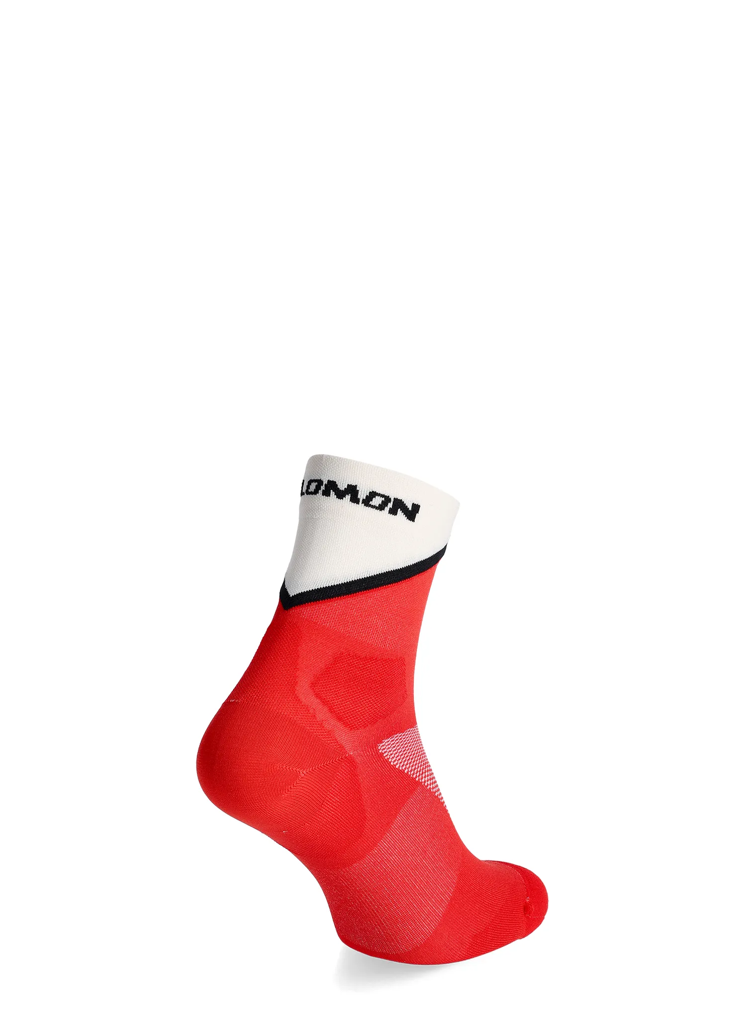 Чорапи за бягане Salomon Pulse Ankle - fiery red/vanilla ice/black